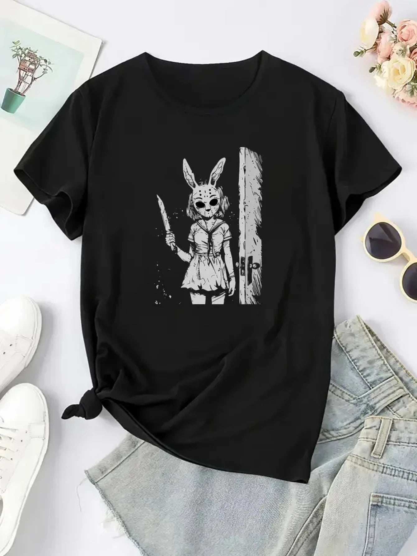 Creepy Bunny Tee